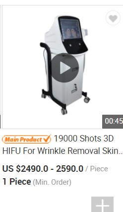 19000 machine des tirs 3D HIFU pour le régime de corps du rajeunissement HIFU de peau de retrait de ride