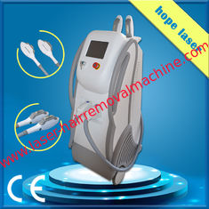 Chine 2 machines faciales de soins de la peau SSR SHR Elight d'acné des poignées de machine verticale d'enlèvement fournisseur